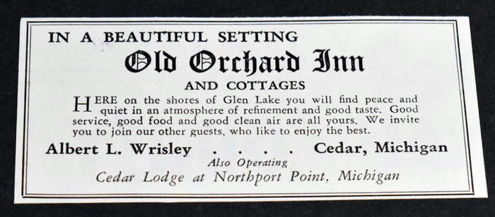 Old Orchard Inn (Tonawanda, Tonawathya Resort) - Vintage Ad (newer photo)